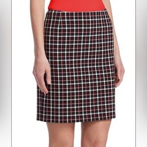Akris Punto checkered plaid skirt